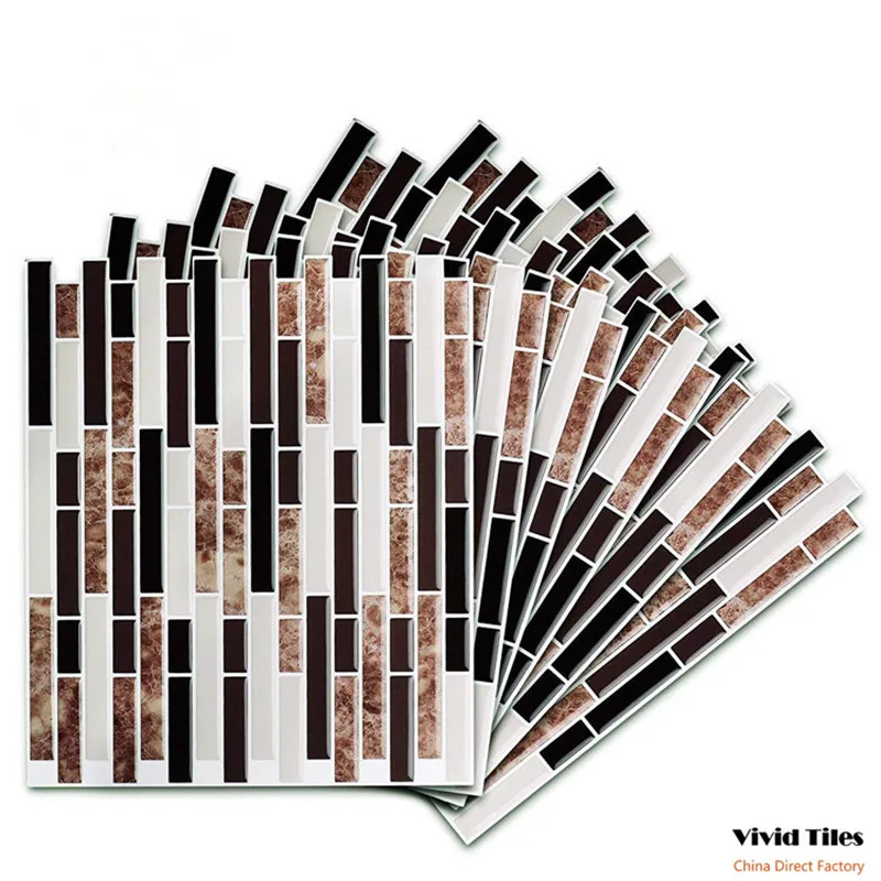 Self Adhesive Mosaic Tile 3D Wall decal Sticker DIY Kitchen Bathroom Home Decor Vinyl Peel and stick Space Grey Marble - 1 Sheet
Self Adhesive Mosaic Tile 3D Wall decal Sticker DIY Kitchen Bathroom Home Decor Vinyl Peel and stick Space Grey Marble - 1 Sheet