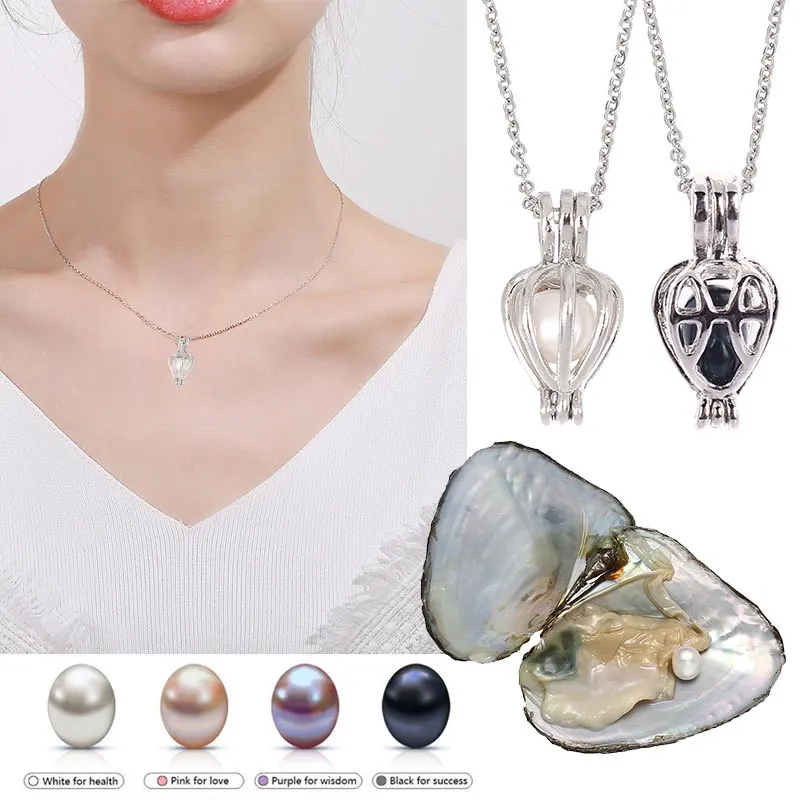 Natural Oyster Wish Pearl Pendant Necklace Charm Necklace Gift Box Popular Fashion Women Jewelry Gift
Natural Oyster Wish Pearl Pendant Necklace Charm Necklace Gift Box Popular Fashion Women Jewelry Gift