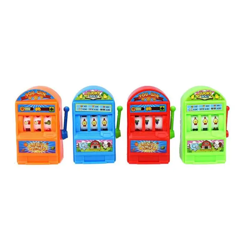 Novelty Funny Simulation Handheld Mini Lucky Jackpot Slot Machine Toy for Children Kids Birthday Gifts Funny Jokes Mini 2019 New
Novelty Funny Simulation Handheld Mini Lucky Jackpot Slot Machine Toy for Children Kids Birthday Gifts Funny Jokes Mini 2019 New
