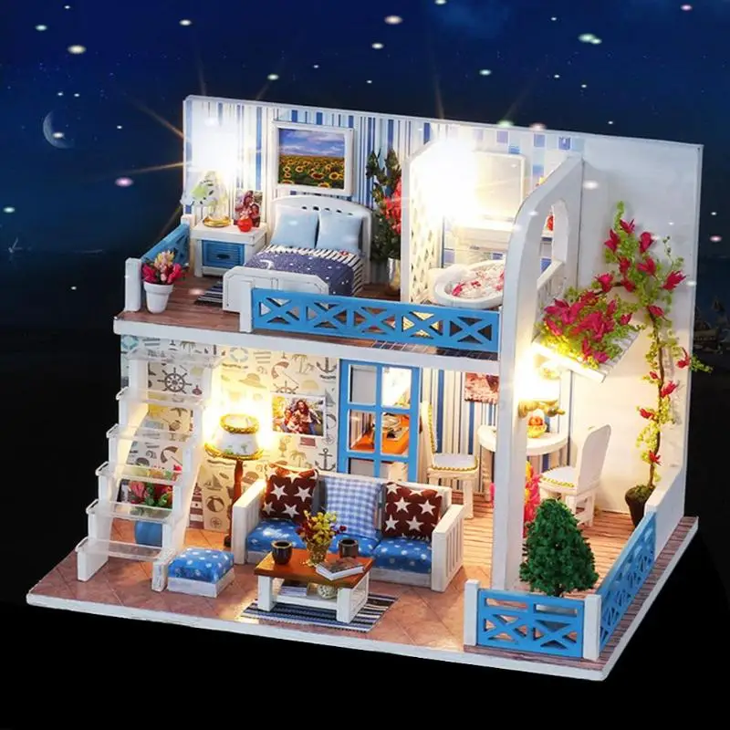 3 Style DIY Dollhouse Miniature Furniture Kit Toys Assembly Building Doll House Wooden Kits For Children New Year Birthday Gift
3 Style DIY Dollhouse Miniature Furniture Kit Toys Assembly Building Doll House Wooden Kits For Children New Year Birthday Gift