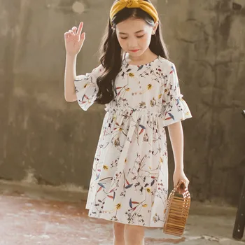 Chiffon floral kids dresses for girls summer flare sleeve 2 4 6 8 12 10 years girls dresses 2019 princess clothes
Chiffon floral kids dresses for girls summer flare sleeve 2 4 6 8 12 10 years girls dresses 2019 princess clothes