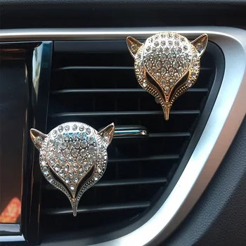FORAUTO Car Air Vent Perfume Auto Outlet Air Freshener Car Aroma Diffuser Diamond Fox Crystal Perfume Clip Fragrance Gifts
FORAUTO Car Air Vent Perfume Auto Outlet Air Freshener Car Aroma Diffuser Diamond Fox Crystal Perfume Clip Fragrance Gifts