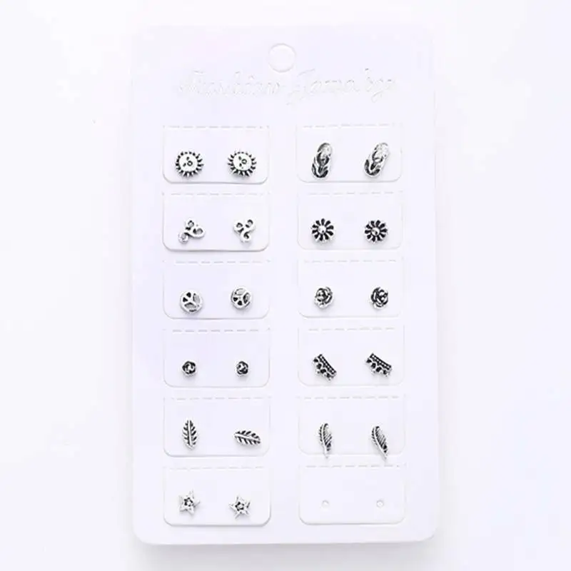 11Pairs /Set Women BOHO Mini Earrings Ear Charms Small Earrings Jewelry for Women Mini Ear Piercing Earrings Minimalist Fashion
11Pairs /Set Women BOHO Mini Earrings Ear Charms Small Earrings Jewelry for Women Mini Ear Piercing Earrings Minimalist Fashion