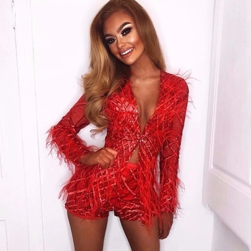 Slaygirl Feathers 2 Piece Set Women Top and Pants Sexy Deep V Neck Two Piece Set Sequin Long Sleeve Elegant Clothes Outfits New
Slaygirl Feathers 2 Piece Set Women Top and Pants Sexy Deep V Neck Two Piece Set Sequin Long Sleeve Elegant Clothes Outfits New