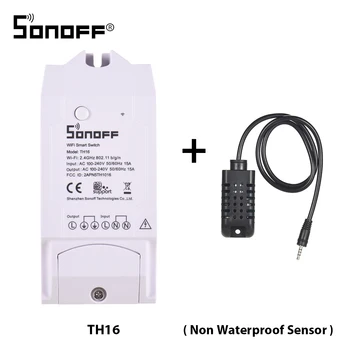 SONOFF TH16 WiFi Wireless Smart Switch Monitoring Temperature Humidity Wireless Home Automation Kit For Amazon Alexa Google Home
SONOFF TH16 WiFi Wireless Smart Switch Monitoring Temperature Humidity Wireless Home Automation Kit For Amazon Alexa Google Home