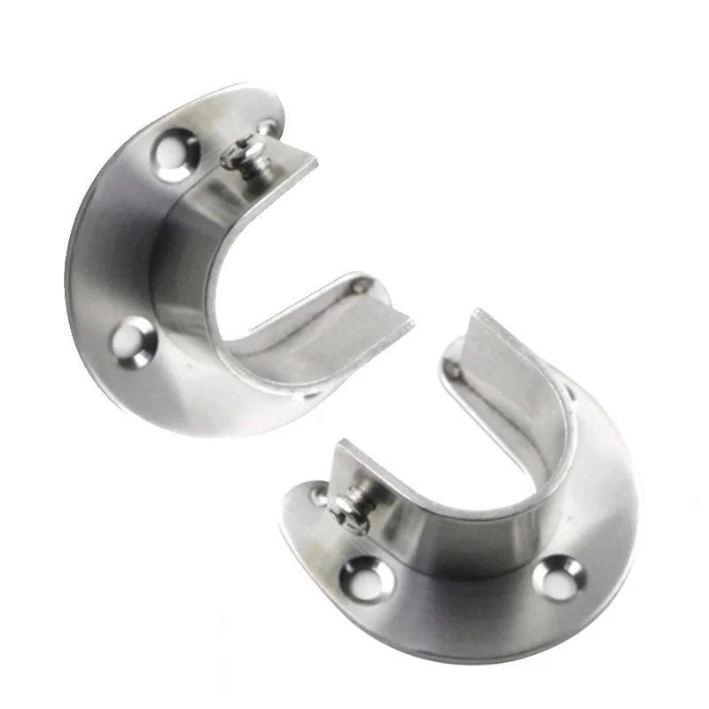 2pcs U-Shaped Rod Wardrobe Pipe Curtain Closet Hanging Clothes Rail Rod End Support Bracket 25/32mm Dia
2pcs U-Shaped Rod Wardrobe Pipe Curtain Closet Hanging Clothes Rail Rod End Support Bracket 25/32mm Dia