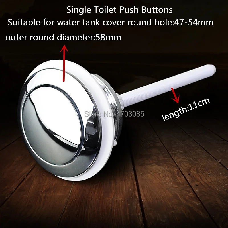Outer round diameter 58mm round single push button,toilet water tank ceramics cover hole ABS plastic round switch push button
Outer round diameter 58mm round single push button,toilet water tank ceramics cover hole ABS plastic round switch push button