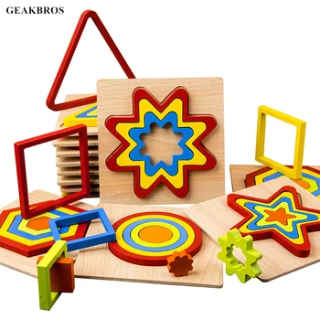 Baby Toys Montessori Wooden Puzzle Hand Grab Board Tangram Jigsaw Educational Toy Children Geometric Shape Puzzle Kids Gift
Baby Toys Montessori Wooden Puzzle Hand Grab Board Tangram Jigsaw Educational Toy Children Geometric Shape Puzzle Kids Gift