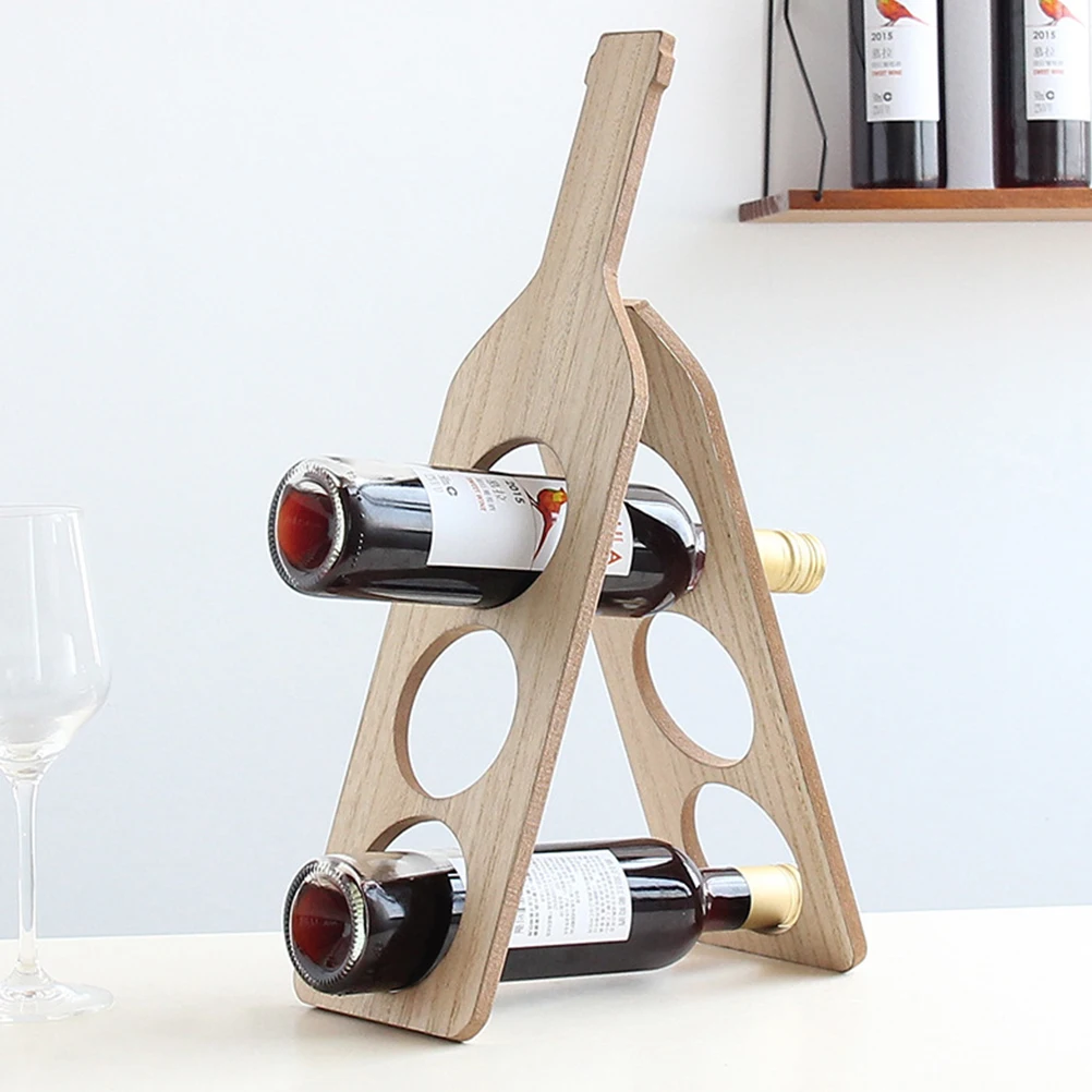 Wooden Wine Rack Simple Modern Creative Home Solid Wood Wine Rack Decoration Folding 3 Layer Wine Bottle Displaying Rack
Wooden Wine Rack Simple Modern Creative Home Solid Wood Wine Rack Decoration Folding 3 Layer Wine Bottle Displaying Rack