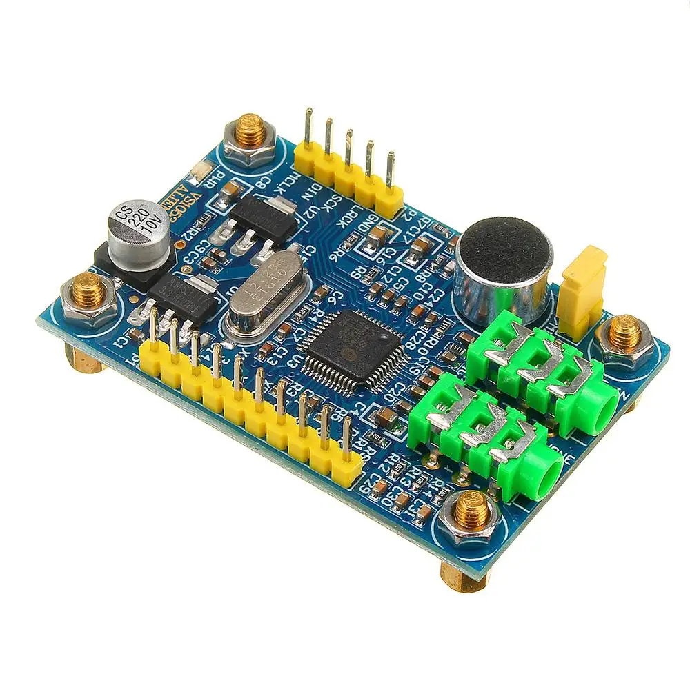 LEORY VS1053B Module MP3 Player Audio Decoder OGG/WAV Coding For STM32 Microcontroller Development Board Module PCB 34mm*52.6mm
LEORY VS1053B Module MP3 Player Audio Decoder OGG/WAV Coding For STM32 Microcontroller Development Board Module PCB 34mm*52.6mm