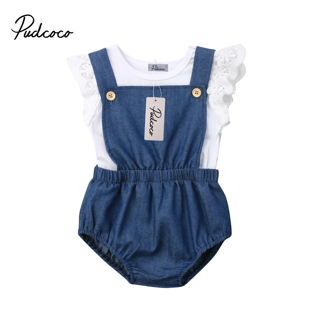 pudcoco Cute Infant Baby Lace Sleeve babyBoy Girl White T-shirt Tops+Overalls Outfit Unisex Clothes Set cotton summer clothing
pudcoco Cute Infant Baby Lace Sleeve babyBoy Girl White T-shirt Tops+Overalls Outfit Unisex Clothes Set cotton summer clothing
