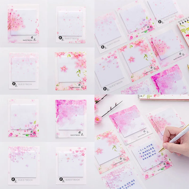 Notepads 30 Sheets/Pad Self Stick Notes 1PC Stickers Paper Sakura Self-adhesive Sticky Note Writing Pads Cute Popular
Notepads 30 Sheets/Pad Self Stick Notes 1PC Stickers Paper Sakura Self-adhesive Sticky Note Writing Pads Cute Popular
