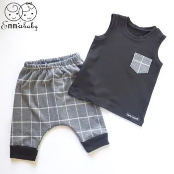 2019 Brand New Infant Newborn Kids Baby Boys Sleeveless Tops Splaid Short Pants Outfits Clothes 0-24M
2019 Brand New Infant Newborn Kids Baby Boys Sleeveless Tops Splaid Short Pants Outfits Clothes 0-24M