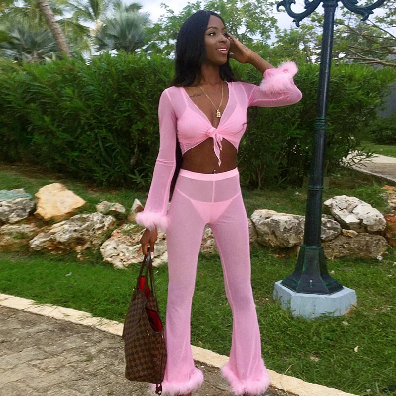 Great Sexy Plush Stitching Chiffon Four Piece Set Women Suit Summer Night Club Outfit Female Matching Sets Festival Clothing
Great Sexy Plush Stitching Chiffon Four Piece Set Women Suit Summer Night Club Outfit Female Matching Sets Festival Clothing