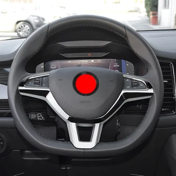 Car Steering Wheel Decoration Cover Trim Fit for Skoda Kodiaq Octavia A7 Rapid Yeti Superb Accessories ABS Chrome Car Styling
Car Steering Wheel Decoration Cover Trim Fit for Skoda Kodiaq Octavia A7 Rapid Yeti Superb Accessories ABS Chrome Car Styling