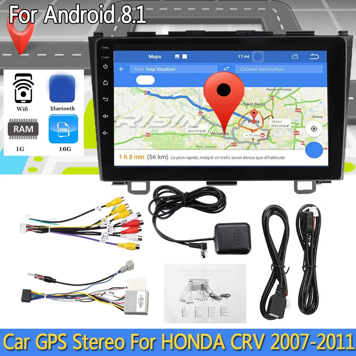 Android 8.1 Car Stereo 2 Din GPS 9" bluetooth WIFI NO DVD Player Radio For HONDA CRV 2007-2011 Support Steering Wheel Control
Android 8.1 Car Stereo 2 Din GPS 9" bluetooth WIFI NO DVD Player Radio For HONDA CRV 2007-2011 Support Steering Wheel Control