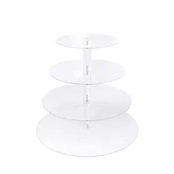 4 Layers Round Acrylic Cake Cupcake Display Stand Tray for Birthday Anniversary Wedding (Transparent)
4 Layers Round Acrylic Cake Cupcake Display Stand Tray for Birthday Anniversary Wedding (Transparent)