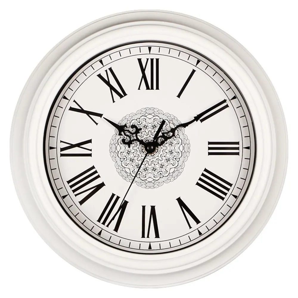 12-Inch Silent Non-Ticking Round Wall Clocks, Decorative Vintage Style Roman Numeral Clock Home Kitchen/Living Room/ Bedroom (
12-Inch Silent Non-Ticking Round Wall Clocks, Decorative Vintage Style Roman Numeral Clock Home Kitchen/Living Room/ Bedroom (