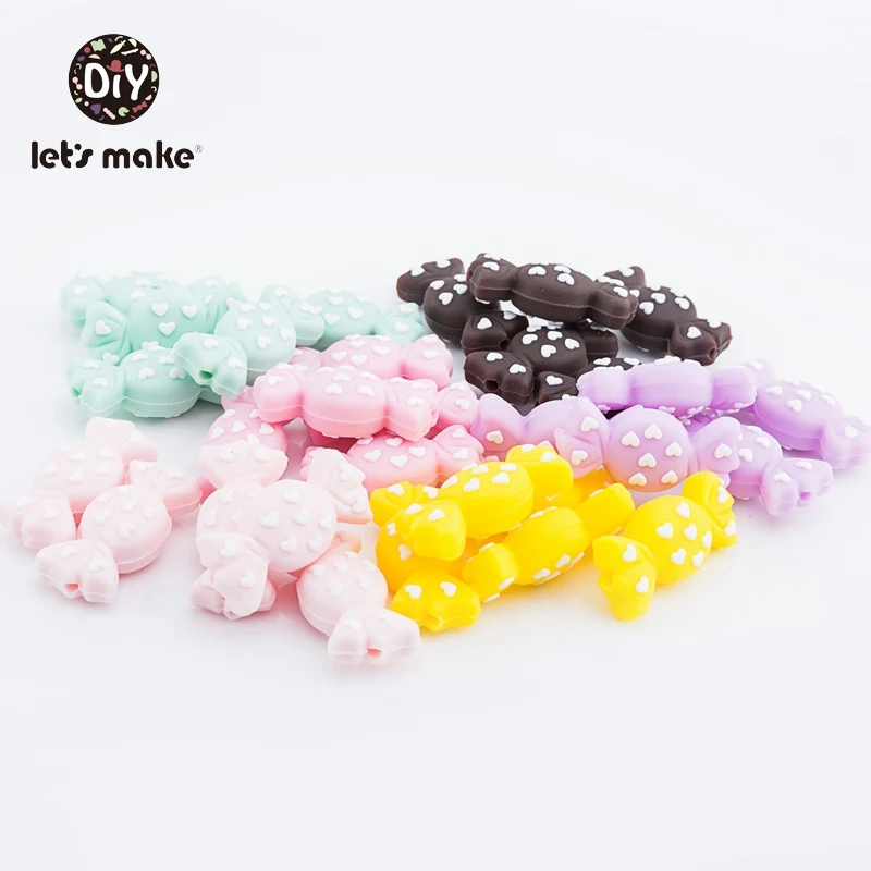 5pcs Silicone Beads Of Candy Baby Teether Food Grade Silicone Teethers BPA Free DIY Pacifier Clip Chain Teething Nursing Beads
5pcs Silicone Beads Of Candy Baby Teether Food Grade Silicone Teethers BPA Free DIY Pacifier Clip Chain Teething Nursing Beads