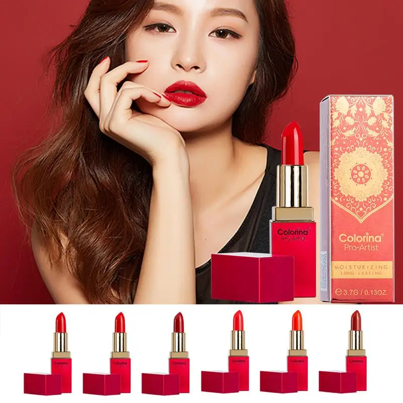 Lipstick Waterproof Long Lasting Smudge Proof High Pigmented Soft Lightweight Smooth Portable Lipstick Fashion Makeup Cosmetic
Lipstick Waterproof Long Lasting Smudge Proof High Pigmented Soft Lightweight Smooth Portable Lipstick Fashion Makeup Cosmetic