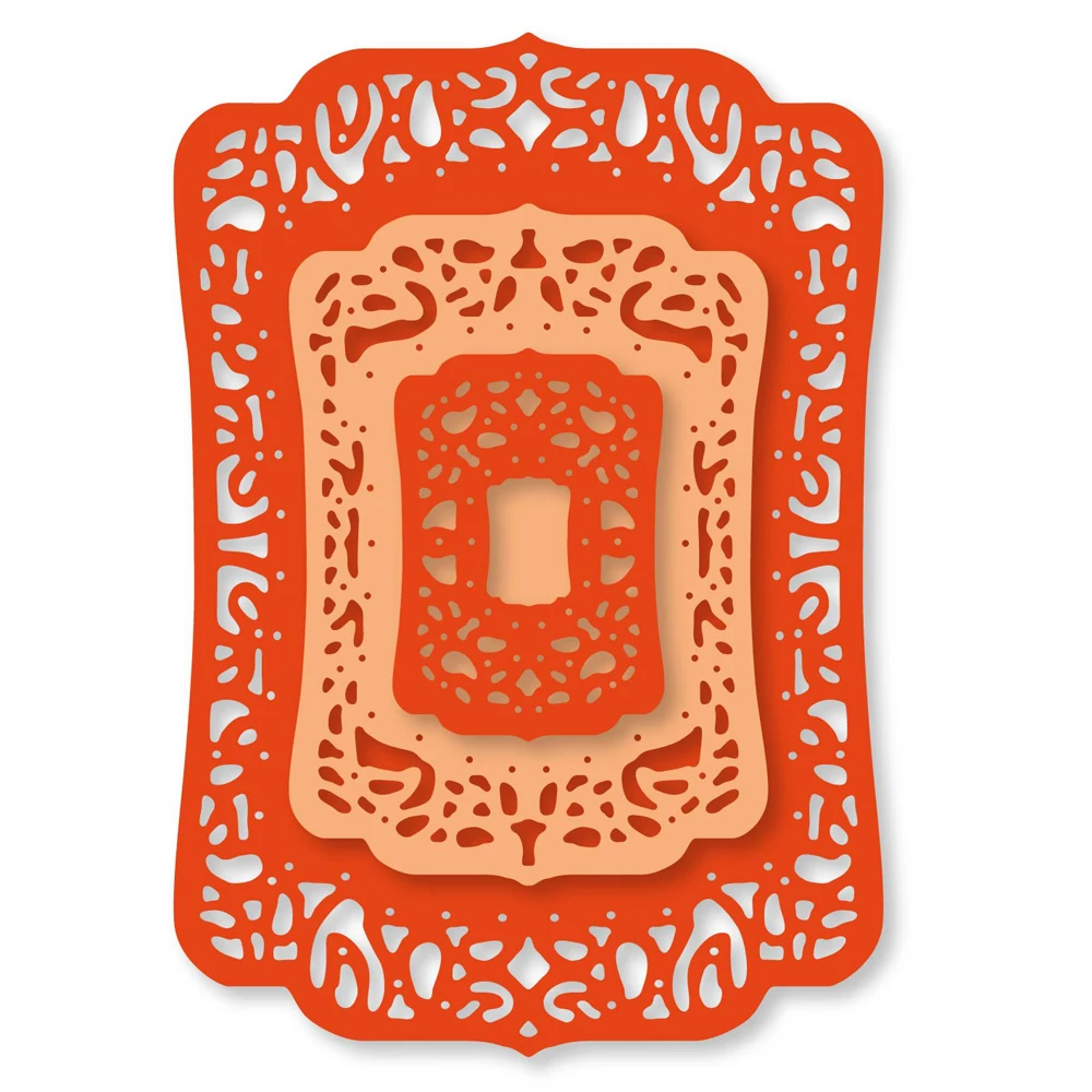 140*98mm Lace embossed Frame metal cutting dies DIY Scrapbooking Embossing Album Paper Cards Making Craft dies New 2019 Dies Cut
140*98mm Lace embossed Frame metal cutting dies DIY Scrapbooking Embossing Album Paper Cards Making Craft dies New 2019 Dies Cut