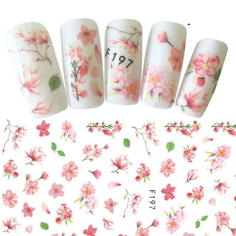 Hot Pink Flowers Nail Art Stickers Ultrathin Watercolor Peach Blossom Nail Decals Blooming Manicure 3d Self-adhesive Decoration
Hot Pink Flowers Nail Art Stickers Ultrathin Watercolor Peach Blossom Nail Decals Blooming Manicure 3d Self-adhesive Decoration