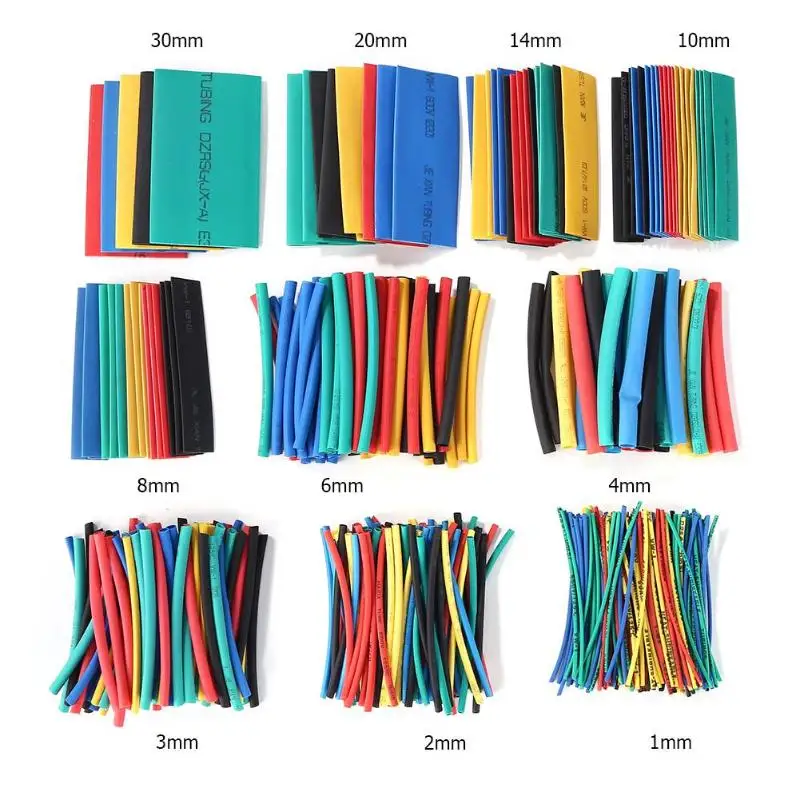 410/520/260/164pcs Flame Retardant Polyolefin Heat Shrink Tube Insulated Shrinkable Wrap Wire Cable Sleeve Kit
410/520/260/164pcs Flame Retardant Polyolefin Heat Shrink Tube Insulated Shrinkable Wrap Wire Cable Sleeve Kit