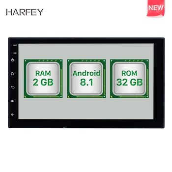 Harfey Android 8.1 HD 7" RAM 2GB+ ROM 32GB 2Din Universal Car Radio GPS Multimedia Unit Player For VW Nissan Kia bluetooth radio
Harfey Android 8.1 HD 7" RAM 2GB+ ROM 32GB 2Din Universal Car Radio GPS Multimedia Unit Player For VW Nissan Kia bluetooth radio