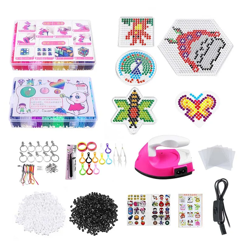 9600pcs/bag 5mm With Iron Fuse Beads Puzzles Hama Beads 48 Colors Craft Peg Board Activity Educational Gift Kid Toy DIY 
9600pcs/bag 5mm With Iron Fuse Beads Puzzles Hama Beads 48 Colors Craft Peg Board Activity Educational Gift Kid Toy DIY