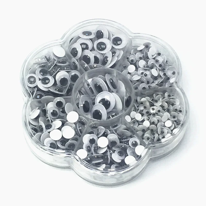 700pcs 4/5/6/7/8/10/12mm DIY Craft Supplies Apparel Sewing Fabric Doll Toy Accessories Activities Moving Eyeball Scrapbook
700pcs 4/5/6/7/8/10/12mm DIY Craft Supplies Apparel Sewing Fabric Doll Toy Accessories Activities Moving Eyeball Scrapbook