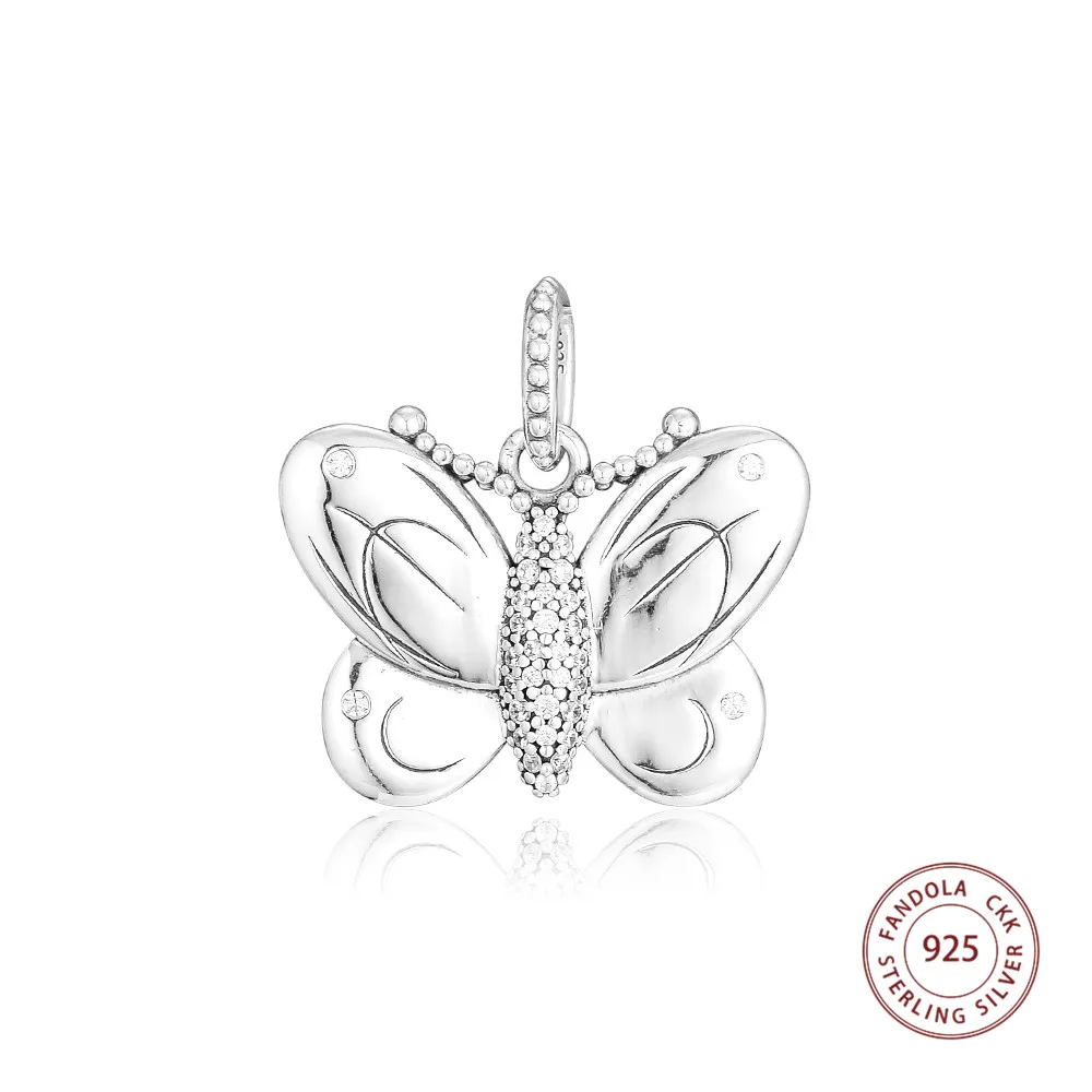 Original 925 Sterling Silver Bead Decorative Butterfly Dangle Charm Beads Fits Charms DIY Bracelet Jewelry Making perles
Original 925 Sterling Silver Bead Decorative Butterfly Dangle Charm Beads Fits Charms DIY Bracelet Jewelry Making perles
