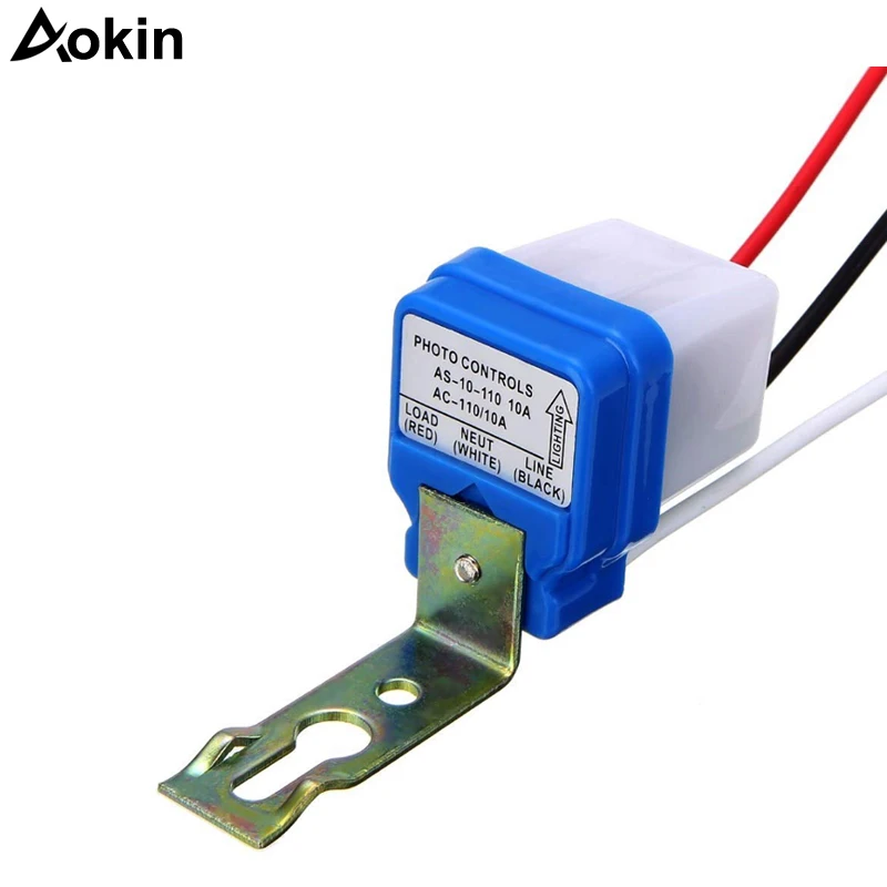 Automatic On Off Light Control Switch Mayitr Photo Control Sensor Switches AC 12V/24V/110V/220V 10A 50-60Hz For Street Highways
Automatic On Off Light Control Switch Mayitr Photo Control Sensor Switches AC 12V/24V/110V/220V 10A 50-60Hz For Street Highways