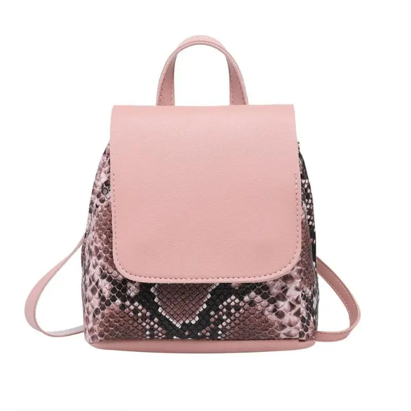 Snake Print Women Backpack Serpentine Pattern PU Leather Print Mini Backpack Mochila Feminina
Snake Print Women Backpack Serpentine Pattern PU Leather Print Mini Backpack Mochila Feminina