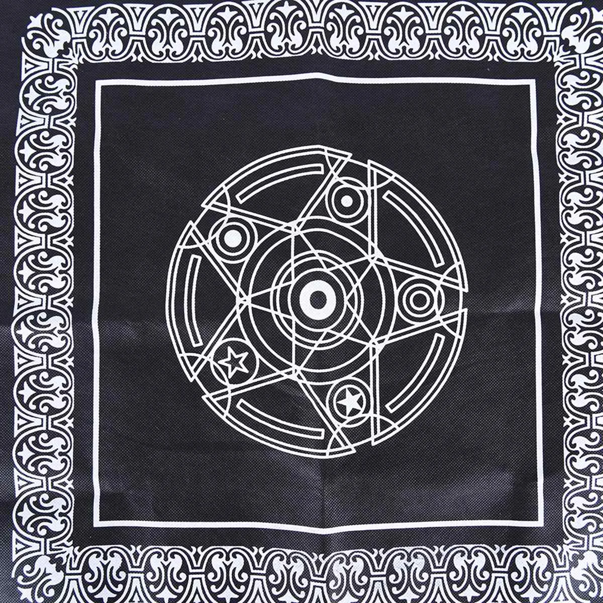 49x49cm Non-woven Board Game Textiles Tarot Table Cover Playing Cards Pentacle Tarot Game Tablecloth Square Tapestry
49x49cm Non-woven Board Game Textiles Tarot Table Cover Playing Cards Pentacle Tarot Game Tablecloth Square Tapestry