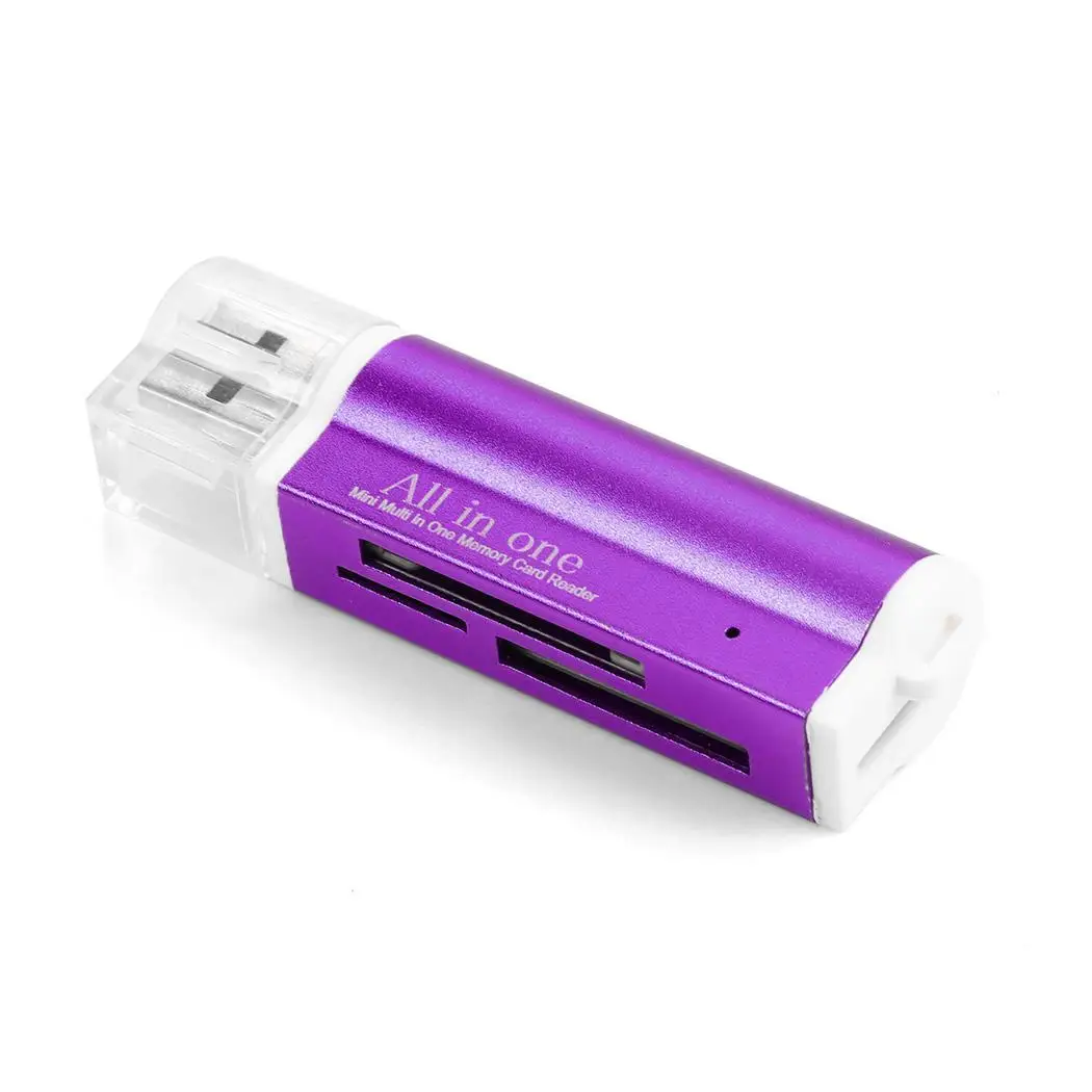 USB Card Reader 4 Slots Multi-function Adapter Four-in-One Mobile phone memory card / TF Card Reader
USB Card Reader 4 Slots Multi-function Adapter Four-in-One Mobile phone memory card / TF Card Reader