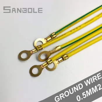 4*100 Yellow Green Ground Ear Ring Terminal Wiring Cable electric Earth Wire Connector 0.5mm2 power cord (200PCS)
4*100 Yellow Green Ground Ear Ring Terminal Wiring Cable electric Earth Wire Connector 0.5mm2 power cord (200PCS)