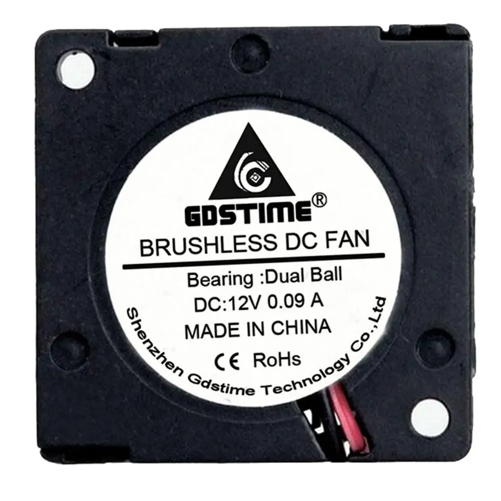 5Pcs Gdstime 30MM 12V Mini Brushless DC Blower Cooling Fan 2Pin 3010 Ball Bearing
5Pcs Gdstime 30MM 12V Mini Brushless DC Blower Cooling Fan 2Pin 3010 Ball Bearing