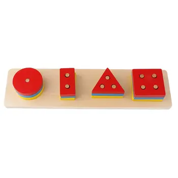 Geometry Wooden Block Sorting Stacking Game Color Shape Recognition Montessori Early Learning Educational Toys for Children Kids
Geometry Wooden Block Sorting Stacking Game Color Shape Recognition Montessori Early Learning Educational Toys for Children Kids