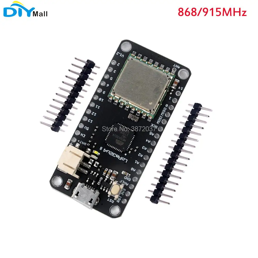 DIYmall 868/915MHz LoRa32u4 II Lora Development Board Module LiPo Atmega328 SX1276 HPD13 for Arduino
DIYmall 868/915MHz LoRa32u4 II Lora Development Board Module LiPo Atmega328 SX1276 HPD13 for Arduino