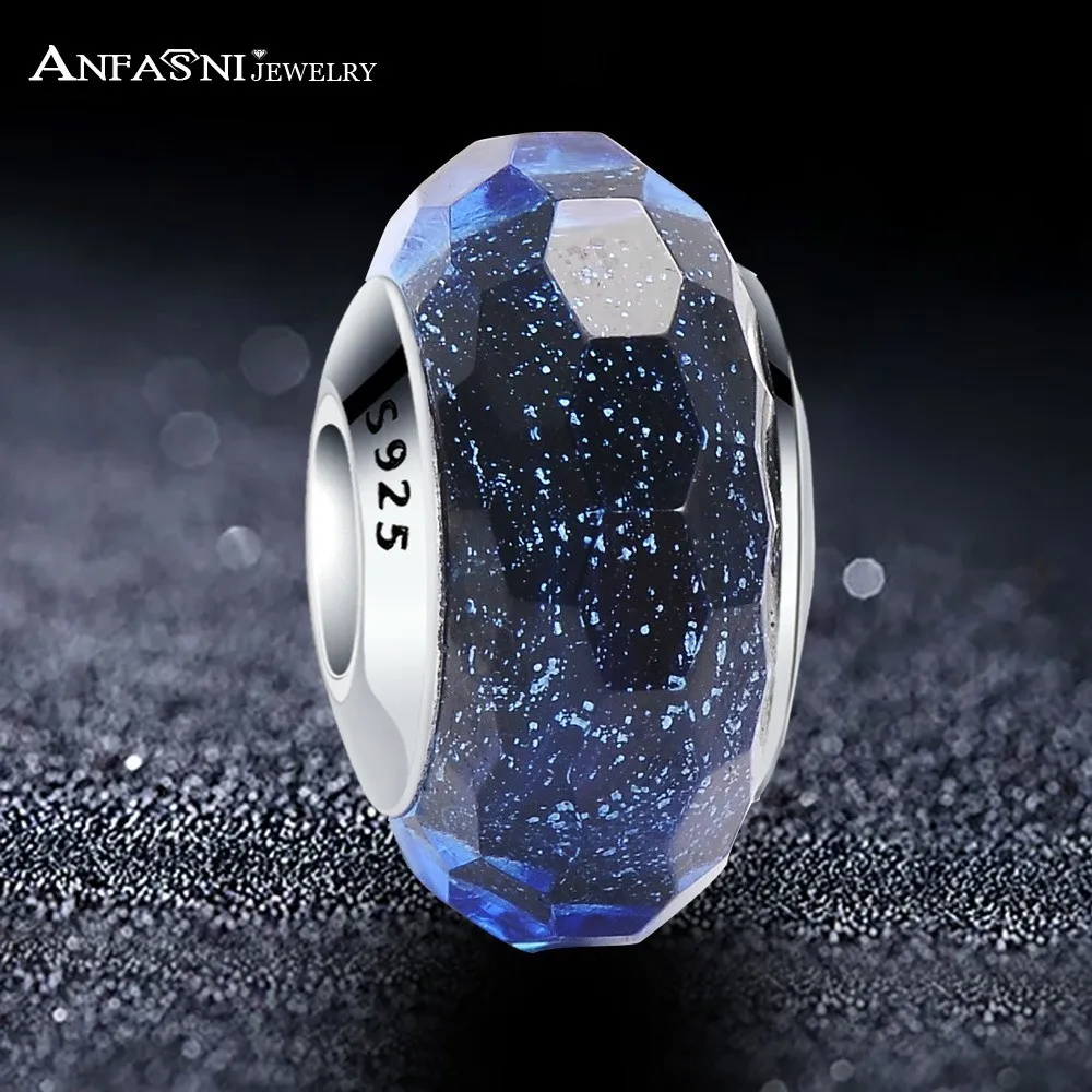 ANFASNI 100% S925 Silver Murano Glass Starry Night Sky Charm Fit Original Pandora Charm Bracelet Sterling Silver Jewelry
ANFASNI 100% S925 Silver Murano Glass Starry Night Sky Charm Fit Original Pandora Charm Bracelet Sterling Silver Jewelry