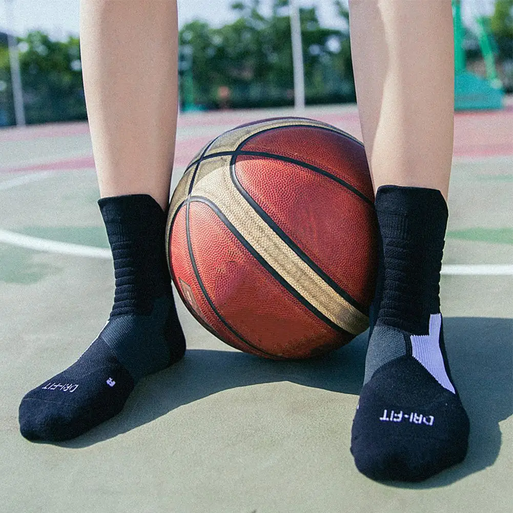 Mounchain Unisex Professional Deodorant Mid-hose Basketball Sports Socks Stockings
Mounchain Unisex Professional Deodorant Mid-hose Basketball Sports Socks Stockings
