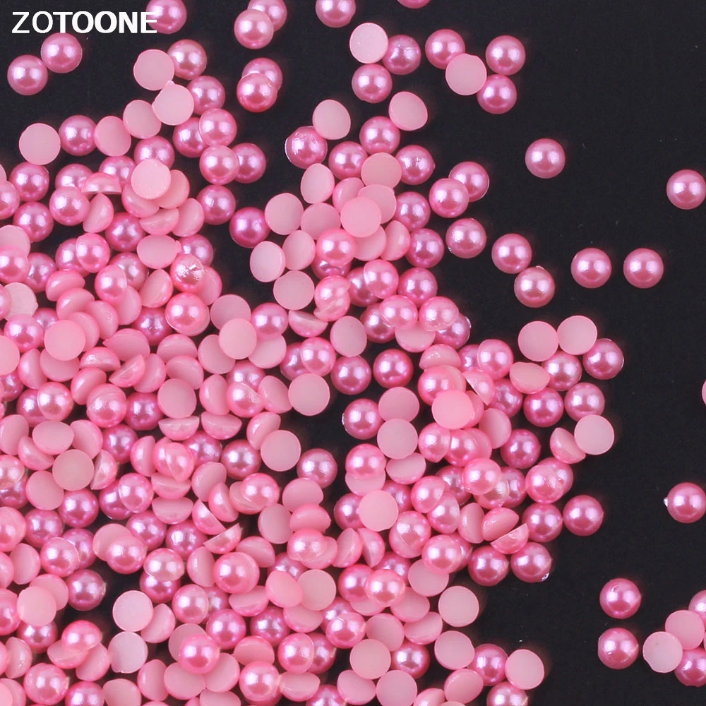 ZOTOONE 1000pcs Deep Pink Pearls for Handicrafts Rhinestones for Fabric Flat Back Rhinestones on Clothes Needlework Nail Art E
ZOTOONE 1000pcs Deep Pink Pearls for Handicrafts Rhinestones for Fabric Flat Back Rhinestones on Clothes Needlework Nail Art E