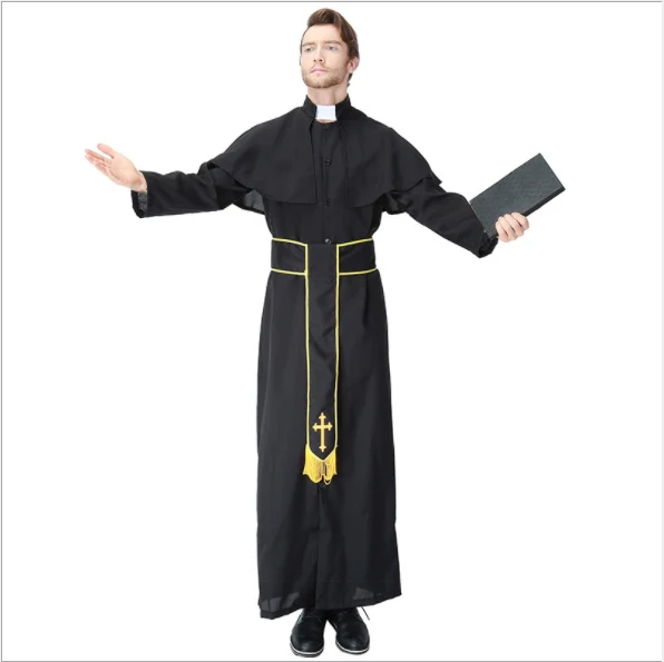 Adult Easter Halloween Costume European religion Jesus Christ The Man Priest Father Monk Cosplay Party Fancy Dress
Adult Easter Halloween Costume European religion Jesus Christ The Man Priest Father Monk Cosplay Party Fancy Dress