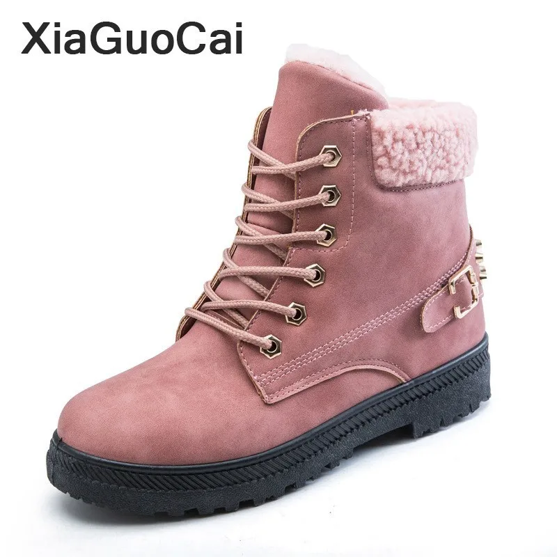 Plus Size Woman Snow Boots Winter Warm Ankle Boots Female With Fur Plush Ladies Shoes High Quality Lace Up Women Shoes Antiskid
Plus Size Woman Snow Boots Winter Warm Ankle Boots Female With Fur Plush Ladies Shoes High Quality Lace Up Women Shoes Antiskid