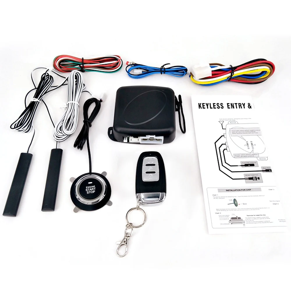 Car Switch Keyless Entry Engine Start Alarm System with One Remote Controller Push Button Remote Starter Stop Auto Anti-theft
Car Switch Keyless Entry Engine Start Alarm System with One Remote Controller Push Button Remote Starter Stop Auto Anti-theft