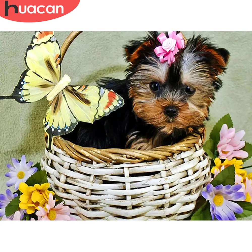 HUACAN 5d Diamond Painting Full Drill Square Animals Diamond Mosaic Sale Dogs New Diamond Embroidery Pictures Of Rhinestones
HUACAN 5d Diamond Painting Full Drill Square Animals Diamond Mosaic Sale Dogs New Diamond Embroidery Pictures Of Rhinestones