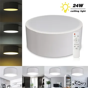 Smuxi LED Ceiling Lamp with Remote Control Tri-color Stepless Dimming Modern 24W Round LED Light Ceiling Light Bedroom 180-240V
Smuxi LED Ceiling Lamp with Remote Control Tri-color Stepless Dimming Modern 24W Round LED Light Ceiling Light Bedroom 180-240V