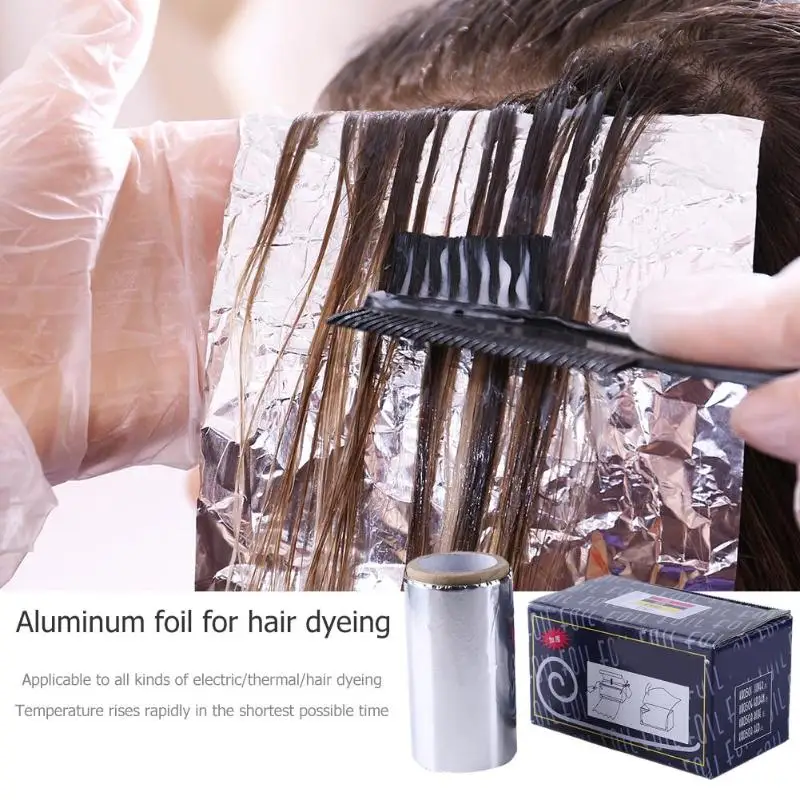 Professional Coloring Hairdressing Aluminum Foil Roll Perm Tinfoil Hair Salon Beauty Supplies
Professional Coloring Hairdressing Aluminum Foil Roll Perm Tinfoil Hair Salon Beauty Supplies