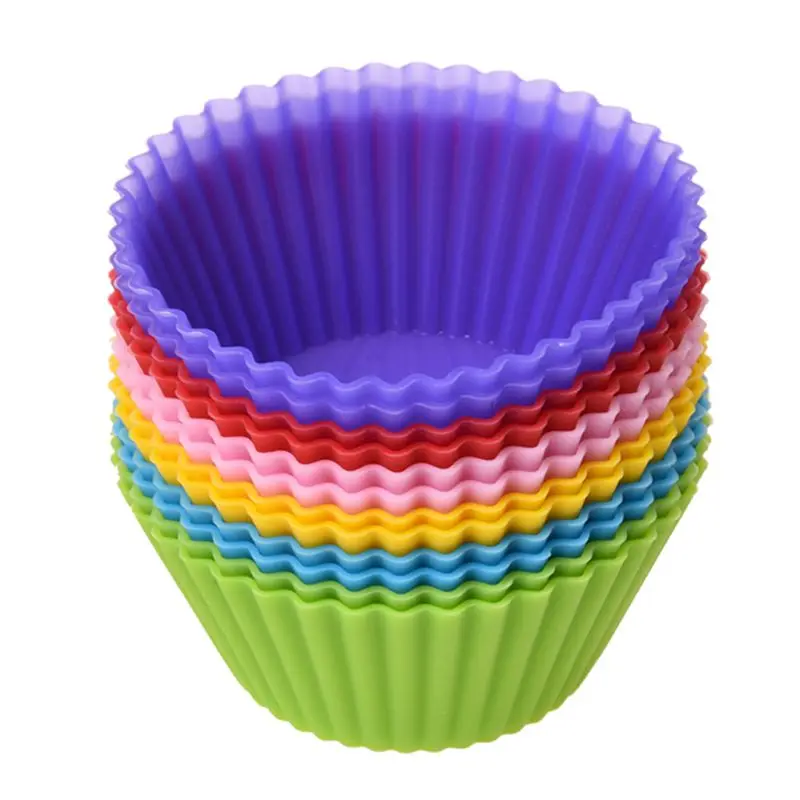 12pcs Silicone Food Muffin Cups Cake Mold Chocolate Candy Molds Bakeware Baking round
12pcs Silicone Food Muffin Cups Cake Mold Chocolate Candy Molds Bakeware Baking round