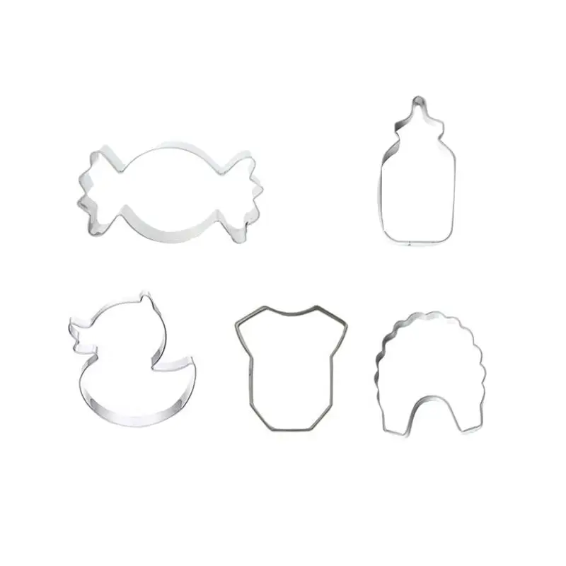 5 Pcs Cookie Cutters DIY Baby Stainless Steel Cute Mini Kids Mould for Cookies Biscuit Fruit Cake Fondant Pastry
5 Pcs Cookie Cutters DIY Baby Stainless Steel Cute Mini Kids Mould for Cookies Biscuit Fruit Cake Fondant Pastry